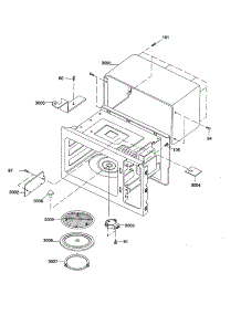 Oven Cavity parts for Amana Countertop Microwave RMC810E-P1180503M from AppliancePartsPros.com