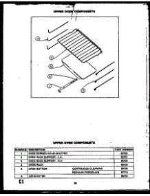 Upper Oven Components (Rmd393) (Rld112) (Rld312) (Rld340) (Rld341) (Rld352) (Rld354) (Rld335) (Rmd335) (Rld351) (Rld353) (Rld364) (Rmd364) (Rld395) (Rmd395) (Rmd399) (Rmd269) (Rld313) (Rld345) (Rld346) (Rld357) (Rmd357) (Rld359) (Rmd359) parts for Caloric Gas Range RMD369 from AppliancePartsPros.com