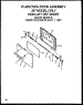 Plain Oven Door Assembly 20" Model Only Non-Lift Off Door (Rls112)