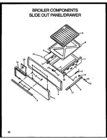 Broiler Components Slide Out Panel / Drawer (Rls112) (Rms112) (Rls312) (Rms312) (Rls335) (Rms335) (Rls340) (Rms340) (Rls341) (Rms341) (Rls343) (Rms343) (Rls351) (Rms351) (Rls352) (Rms352) (Rls353) (Rms353) (Rms354) (Rls354) (Rls113) (Rms113) (Rms269) (Rls26 parts for Caloric Gas Range RMS395 from AppliancePartsPros.com