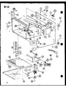 Oven Cavity / Blower parts for Amana Countertop Microwave RO-1010/P75992-2M from AppliancePartsPros.com