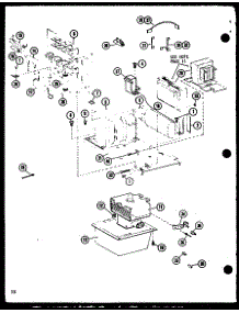 Transformer / Capacitor parts for Amana Countertop Microwave RR-10/P73071-5M from AppliancePartsPros.com
