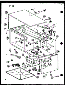 Blower / Wiring Harness parts for Amana Countertop Microwave RR-1110/P76052-1M from AppliancePartsPros.com