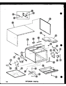 Interior Parts (Rr-4D / P71100-5M) parts for Amana Countertop Microwave RR-4D/P71100-5M from AppliancePartsPros.com