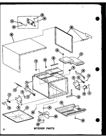Interior Parts parts for Amana Countertop Microwave RR-4DW/P72165-2M from AppliancePartsPros.com