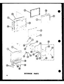 Exterior Parts parts for Amana Countertop Microwave RR-6/P72110-1M from AppliancePartsPros.com