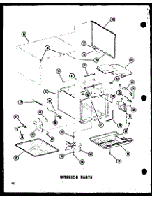 Interior Parts parts for Amana Countertop Microwave RR-6/P72110-1M from AppliancePartsPros.com