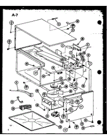 Interior parts for Amana Countertop Microwave RR-700/P75411-3M from AppliancePartsPros.com