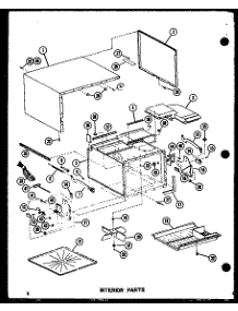 Interior Parts parts for Amana Countertop Microwave RR-8/P72910-1M from AppliancePartsPros.com
