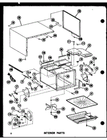 Interior Parts parts for Amana Countertop Microwave RR-9/P72110-7M from AppliancePartsPros.com