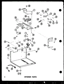 Interior Parts parts for Amana Countertop Microwave RR-9T/P73541-1M from AppliancePartsPros.com
