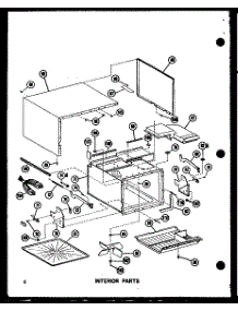 Interior Parts parts for Amana Countertop Microwave RR/P72110-6M from AppliancePartsPros.com