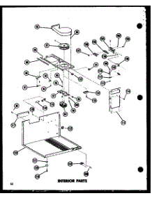 Interior Parts parts for Amana Countertop Microwave RR6W/P72110-4M from AppliancePartsPros.com