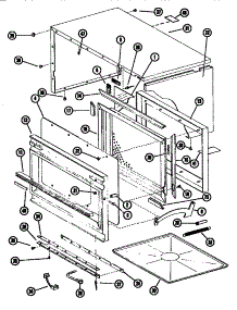 Exterior parts for Amana Countertop Microwave RRC57D-P7428401M from AppliancePartsPros.com
