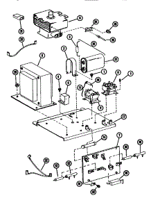 Interior parts for Amana Countertop Microwave RRC57D-P7428401M from AppliancePartsPros.com