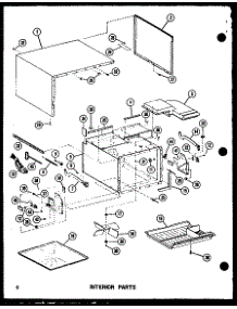 Interior Parts parts for Amana Countertop Microwave RRH-10/P73863-1M from AppliancePartsPros.com