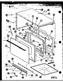 Outer Cabinet parts for Amana Countertop Microwave RRL-10A/P74751-1M from AppliancePartsPros.com