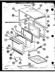 Door / Outer Cabinet parts for Amana Countertop Microwave RRL-10XA/P75594-5M from AppliancePartsPros.com