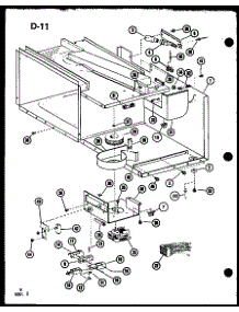 Blower / Motor parts for Amana Countertop Microwave RRL-5C/P75590-1M from AppliancePartsPros.com