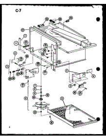 (Rrl-5D / P75590-5M) (Crrl-5D / P75590-6M) parts for Amana Countertop Microwave RRL-5C/P75590-5M from AppliancePartsPros.com