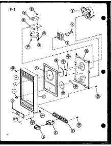 Control Panel parts for Amana Countertop Microwave RRL-5D/P75590-7M from AppliancePartsPros.com