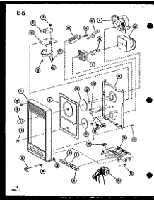 Control Panel parts for Amana Countertop Microwave RRL-7C/P75591-1M from AppliancePartsPros.com