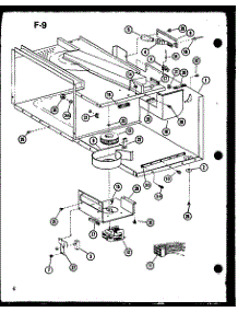 Blower / Wiring Harness parts for Amana Countertop Microwave RRL-8X-P76438-1M from AppliancePartsPros.com