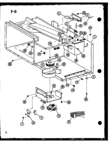Blower / Wiring Harness parts for Amana Countertop Microwave RRL-8X-P76438-3M from AppliancePartsPros.com