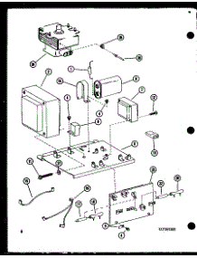 Transformer / Capacitor / Magnetron parts for Amana Countertop Microwave RRL-9A/P74705-1M from AppliancePartsPros.com