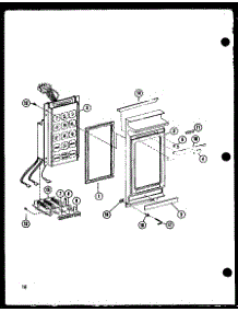 Control Panel parts for Amana Countertop Microwave RRL-9A/P74705-1M from AppliancePartsPros.com
