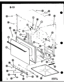 Door parts for Amana Countertop Microwave RRL-9TA/P75213-1M from AppliancePartsPros.com