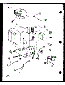 Magnetron / Transformer parts for Amana Countertop Microwave RRL-9TC/P75533-4M from AppliancePartsPros.com