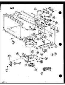 Blower parts for Amana Countertop Microwave RS-7/P75589-3M from AppliancePartsPros.com