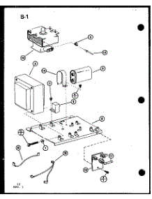 Magnetron And Transformer parts for Amana Countertop Microwave RS-7A/P75589-5M from AppliancePartsPros.com