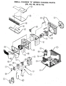 Chassis Parts parts for Friedrich Room Air Conditioner RS10J10C from AppliancePartsPros.com
