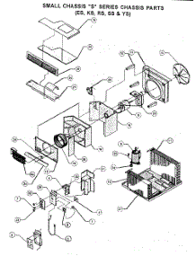 Chassis Parts parts for Friedrich Room Air Conditioner RS12J10A-B from AppliancePartsPros.com