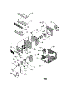 Chassis parts for Friedrich Room Air Conditioner RS16L30-A from AppliancePartsPros.com