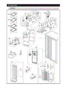 Freezer Parts parts for Samsung Side-By-Side Refrigerator RS25J500DSR/BY-02 from AppliancePartsPros.com