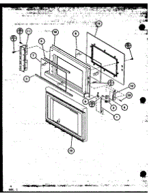 Door parts for Amana Countertop Microwave RS50/P76695-13M from AppliancePartsPros.com