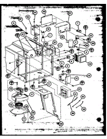 Blower / Transformer / Magnetron parts for Amana Countertop Microwave RS50/P76695-17M from AppliancePartsPros.com