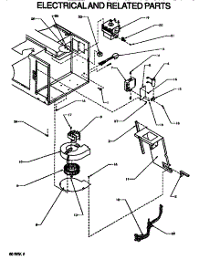 Electrical parts for Amana Countertop Microwave RS581SS-P1110906M from AppliancePartsPros.com