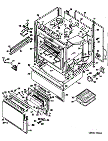 Oven Assembly parts for Hot Point Electric Range RS776G*01 from AppliancePartsPros.com