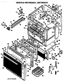 Main Body / Door parts for Hot Point Electric Range RS778G*01 from AppliancePartsPros.com