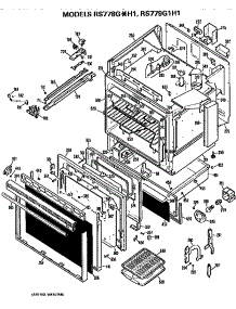 Main Body parts for Hot Point Electric Range RS778G*H1 from AppliancePartsPros.com