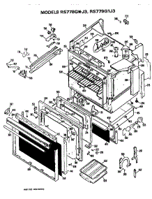 Main Body parts for Hot Point Gas Range RS778G*J3 from AppliancePartsPros.com
