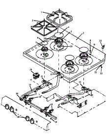 Sealed Burner Parts (Rsf3200w / P1141255n) (Rsf3300w / P1141256n) parts for Caloric Gas Range RSF3200W-P1141255N from AppliancePartsPros.com