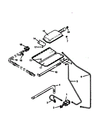 Gas Components parts for Caloric Gas Range RSF3300L-P1141256N from AppliancePartsPros.com