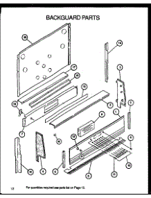 Guard Parts (Rsk3700uww / P1141247nww) parts for Caloric Gas Range RSK3700UWW-P1141247NWW from AppliancePartsPros.com