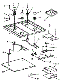 Open Top Burner Assembly (Rss356ul / P1130975nl) (Rss356ul / P1141233nl) (Rss356ul / P1141234nl) (Rss356ul / P1141249nl) (Rss358ul / P1130875nl) (Rss358ul / P1130888nl) (Rss358ul / P1130974nl) (Rss358ul / P1141226nl) (Rss358ul / P1141231nl) (Rss358ul / P1141235nl) (Rss358ul parts for Caloric Gas Range RSS358UWG-P1141226NWG from AppliancePartsPros.com