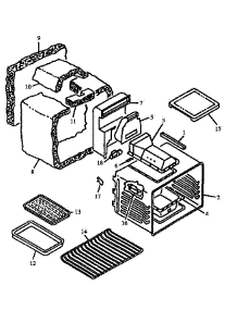 Oven Cavity Assembly (Rss356ul / P1130975nl) (Rss356ul / P1141233nl) (Rss356ul / P1141234nl) (Rss356ul / P1141249nl) (Rss358ul / P1130875nl) (Rss358ul / P1130888nl) (Rss358ul / P1130974nl) (Rss358ul / P1141226nl) (Rss358ul / P1141231nl) (Rss358ul / P1141235nl) (Rss358ul / P114 parts for Caloric Gas Range RSS358UWG-P1141250NWG from AppliancePartsPros.com